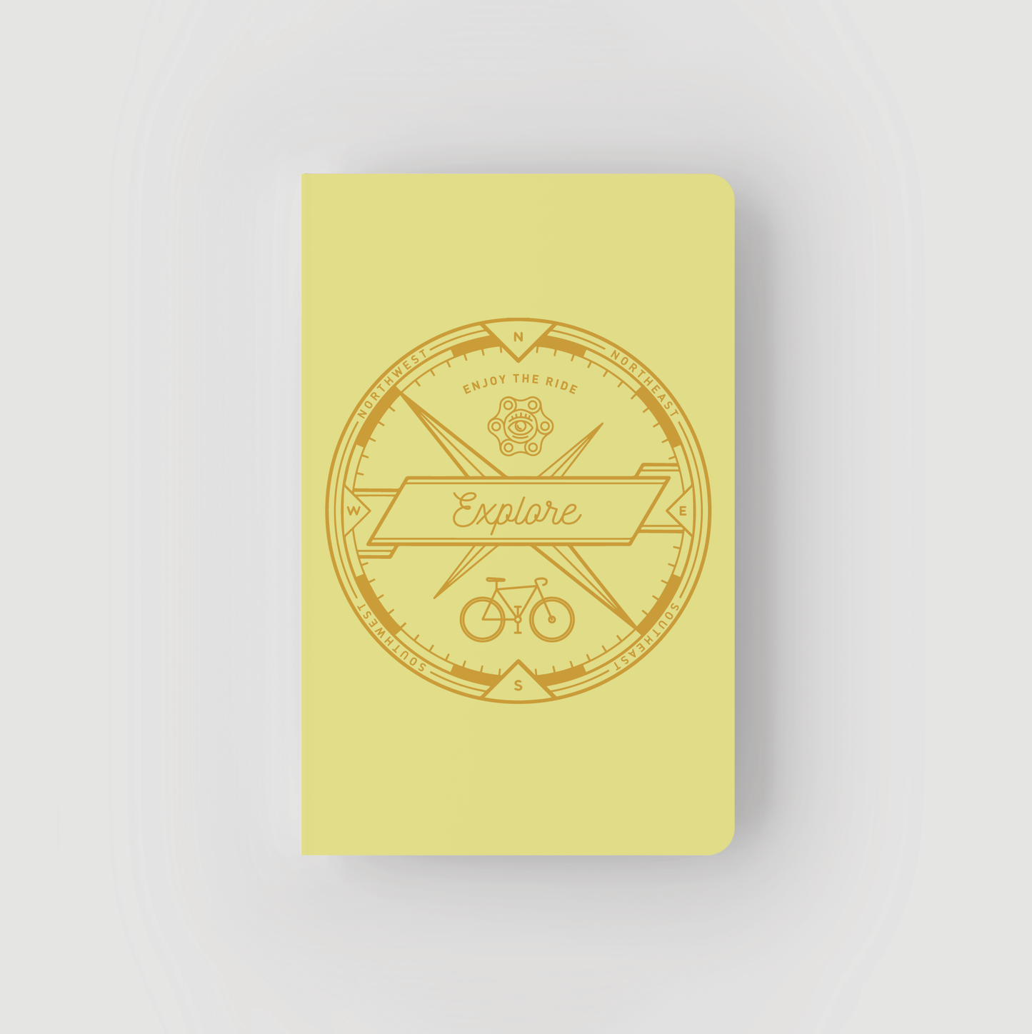 Explore Mini Letterpress Notebook