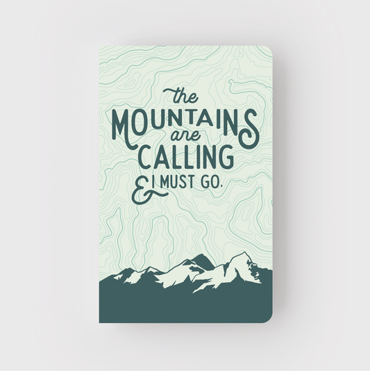 Topo Mountains Are Calling Notebook
